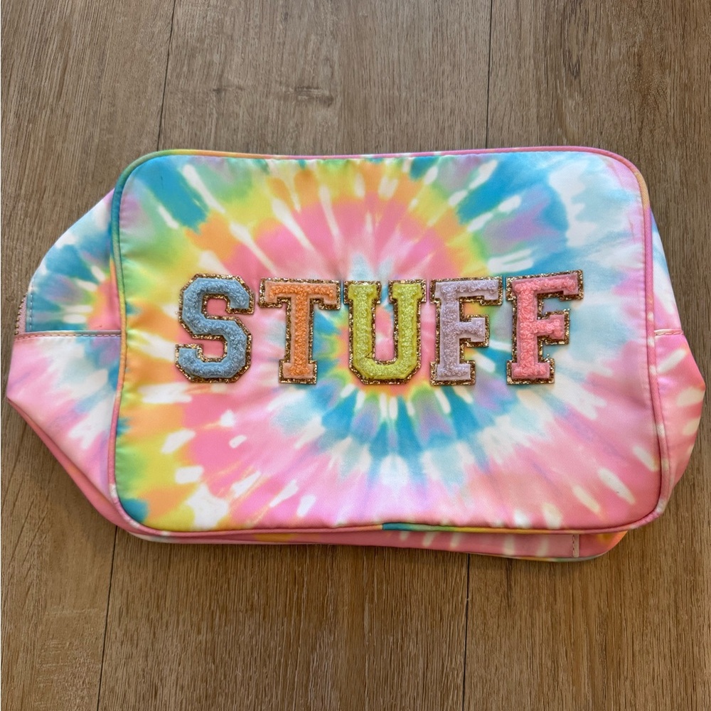 Stoney Clover Lane Large Tie Dye” STUFF” pouch
